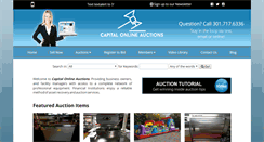 Desktop Screenshot of capitolonlineauctions.com